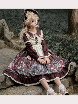 Little Red Riding Hood Lolita Style Dress OP (WS16)